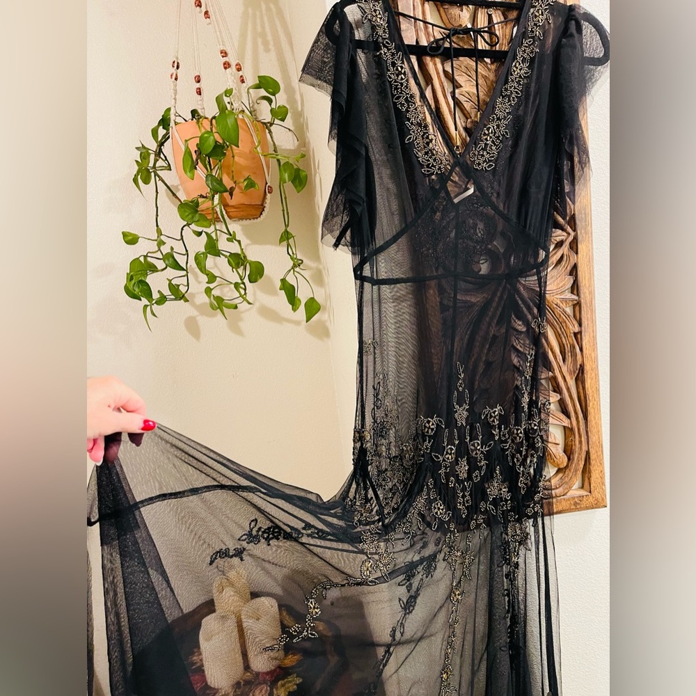 Beaded tulle dress - Picture 11 of 17